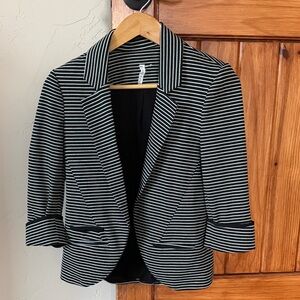 Black & White Blazer Willow & Clay S